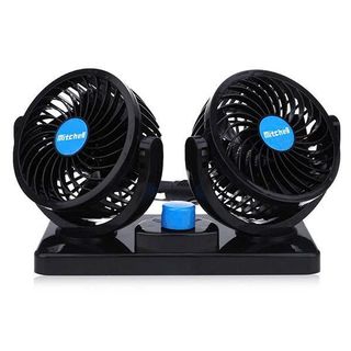 QUẠT ĐÔI CHO Ô TÔ XE HƠI MITCHELL 2IN1