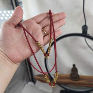 Dây chuyền thắt dây mặt kim loại cao cấp khắc Chú Lăng Nghiêm, Dây chuyền chờ mặt. Dây chuyền Phong Thủy đủ mẫu