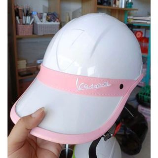 [ Hàng xịn] Mũ bảo hiểm kết lưỡi trai vepa ( có lỗ cột tóc nữ )