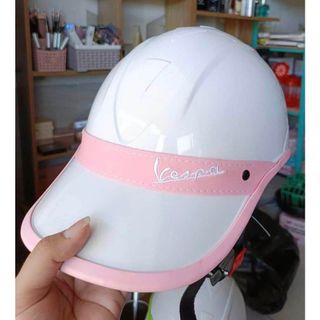 [ Hàng xịn] Mũ bảo hiểm kết lưỡi trai vepa ( có lỗ cột tóc nữ )
