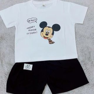 Set Đồ Bộ Bé Trai Mùa Hè, Áo Thun Tay Ngắn In họa tiết hoạt hình, Chất Cotton Mềm Mát Co Giãn 10–20kg