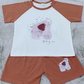 Set Đồ Bộ Bé Trai Mùa Hè, Áo Thun Tay Ngắn In họa tiết hoạt hình, Chất Cotton Mềm Mát Co Giãn 10–20kg