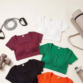 Croptop mút liền cúc chất 2 da tuyển sỉ ctv toàn quốc