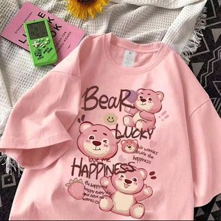 Áo thun, Áo phông ngắn tay chất liệu cotton thoán mát phong cách hàn quốc