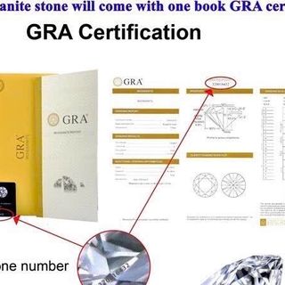 HỘT XOÀN NHÂN TẠO MOSSANITE CÓ GIẤY KIỂM ĐỊNH GRA NHIỀU SIZE