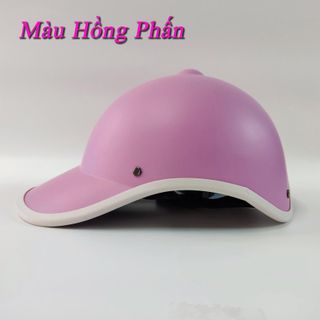 Women's Baseball Helmet with Hair Tie Hole - Fashionable Hat with Hole in the Back (Plain Type)