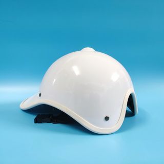 Women's Baseball Helmet with Hair Tie Hole - Fashionable Hat with Hole in the Back (Plain Type)