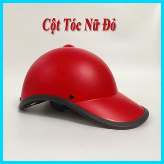 Women's Baseball Helmet with Hair Tie Hole - Fashionable Hat with Hole in the Back (Plain Type)