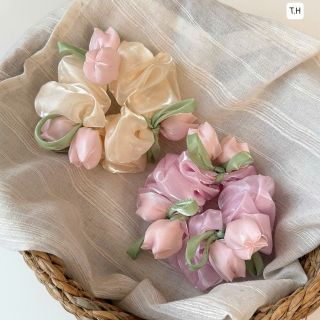 Cột hoa tulip phồng to đẹp
