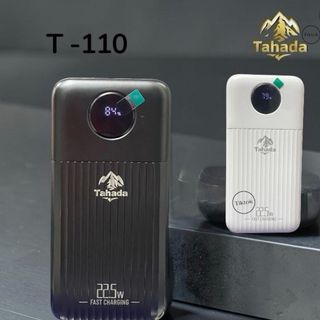 Pin Dự Phòng TAHADA T110 Dung Lượng 10000mAh Sạc Nhanh 22.5w Kèm 2 Dây Sạc Nhanh,
