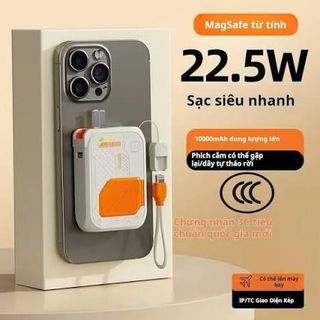 PIN DỰ PHÒNG TAHADA T215 CHỨC NĂNG 5in1 < BH 12T> Hổ Trợ Sạc Ko Dây, Phích Cắm Sạc, Giá Đở, Dây Sạc Nhanh