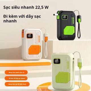 PIN DỰ PHÒNG TAHADA T215 CHỨC NĂNG 5in1 < BH 12T> Hổ Trợ Sạc Ko Dây, Phích Cắm Sạc, Giá Đở, Dây Sạc Nhanh