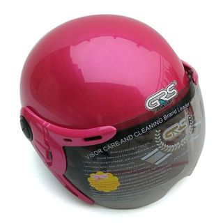 Half-Head Helmet with Genuine Glass