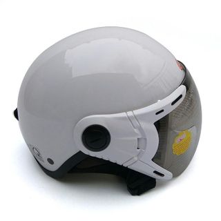Half-Head Helmet with Genuine Glass