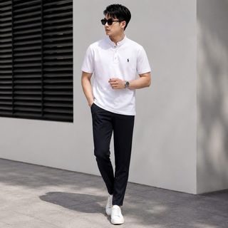 Áo PL nam Cotton dệt.