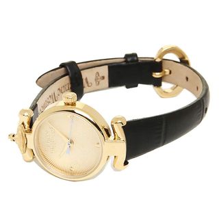 ĐỒNG HỒ NỮ CAO CẤP VIVIENNE  DÂY DA MẶT TRÒN ĐÍNH LOGO NỔI MINI FULLBOX