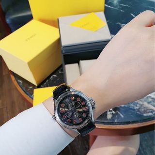 SĂN SALE ĐỒNG HỒ NỮ SIÊU CẤP FENDY MẶT ĐÁ XOAY ĐỔI MÀU TẶNG DÂY DA