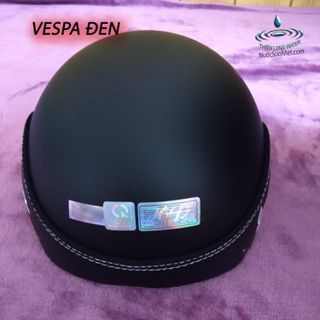 Half-Head Helmet with Anti-Scratch Leather Trim - Quality Freesize 1/2-Head Helmet