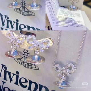 SET ĐỒNG HỒ NỮ CAO CẤP VIVIENNE CAMBERWELL BẠC MẶT XANH FULLBOX TRANG SỨC