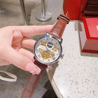 SĂN SALE MÙA HÈ ĐỒNG HỒ NAM TRUNG CẤP PATEC DÂY DA MẶT SỐ LA MÃ AUTOMATIC
