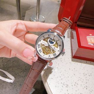 SĂN SALE MÙA HÈ ĐỒNG HỒ NAM TRUNG CẤP PATEC DÂY DA MẶT SỐ LA MÃ AUTOMATIC