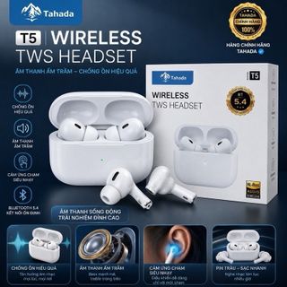 TAI NGHE AIRPOS PRO HÃNG TAHADA T5 < Chuôi lining> BH 12T