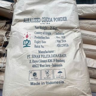 🔥 BỘT CACAO ALKALIZED – INDONESIA 🍫 - BAO 25KG - GIÁ SỈ NHÀ MÁY