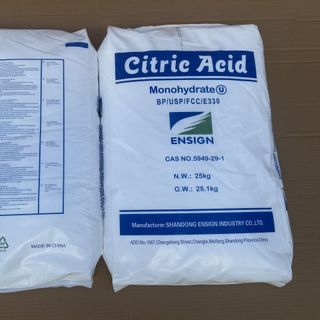 ACID CITRIC - BỘT CHANH CHUA - ACID CHANH - BAO 25KG - GIÁ SỈ NHÀ MÁY