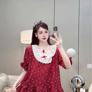 BỘ ĐÙI ĐŨI SAM (7560) – MÀU ĐỎ SIÊU ĐẸP, MẶC LÊN NỔI BẬT CẢ NGÀY