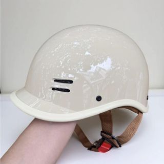 Japanese Half-Helmet, Baseball Helmet, Thick, with Safety Lock