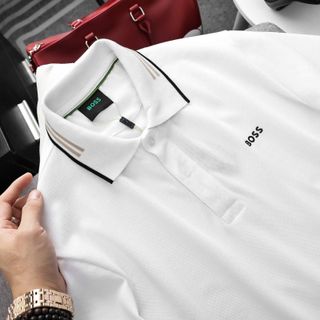 Bo.sss polo shirt nam.  Chất cá vải cá sấu 2c mềm mịn.