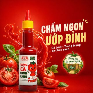 [Tặng ớt rim & tương ăn bún] Combo Nước tương 525ml và 6 Tương cà 270g Làng Chài Xưa