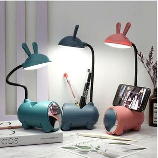 ĐÈN HỌC ĐỂ BÀN HÌNH TAI THỎ KÈM GƯƠNG
