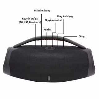 Loa Bluetooth Boombox 3 không dây 60W siêu bass dòng mới 2026 pin trâu công nghệ chống nước