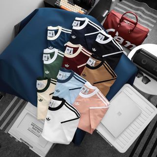 Áo thun nam. Thời Trang Nam. Chất cotton, logo thêu sắc nét, bao bì chuẩn hãng  form unisex cả nam & nữ đều mặc đc.