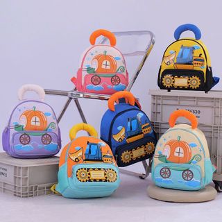 🎒 BALO MẦM NON XE BÍ NGÔ & XE MÁY XÚC – NHỎ GỌN, SIÊU ĐÁNG YÊU