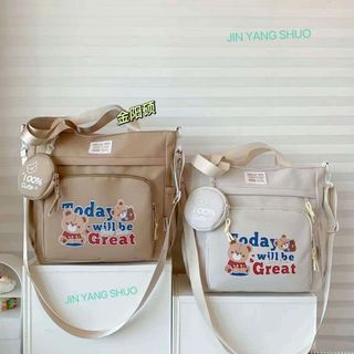 🎒 A5050 - TÚI TOTE ĐI HỌC CỰC HOT, KÈM VÍ XU CUTE SIÊU TIỆN
