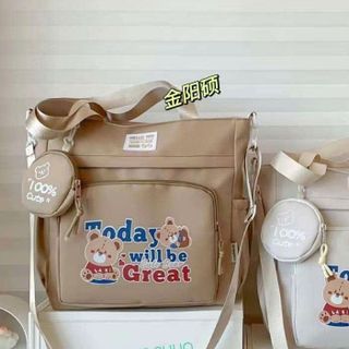 🎒 A5050 - TÚI TOTE ĐI HỌC CỰC HOT, KÈM VÍ XU CUTE SIÊU TIỆN
