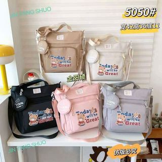 🎒 A5050 - TÚI TOTE ĐI HỌC CỰC HOT, KÈM VÍ XU CUTE SIÊU TIỆN
