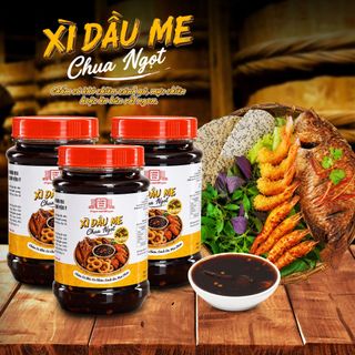 [Combo 3 hủ 260] Xì Dầu Me Tươi Pha Sẵn Làng Chài Xưa - Ăn Rất Ngon Cá Khô Chiên Cánh Gà Mực Chiên