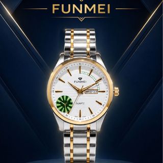 ĐỒNG HỒ NAM CHÍNH HÃNG FUNMEI F2040 DÂY THÉP KÍNH SAPPHIRE FULLBOX TEM