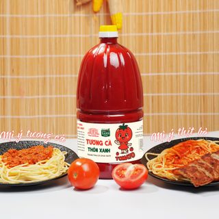 [Tặng Ớt rim và nước tương 525ml] Combo 2 Tương cà Làng Chài Xưa 2.2Kg - Trang trại cà chua sạch