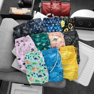 Short Biển MAN Full 11 Color.  Chất vải 2 lớp trượt nước lớp trong lưới thoát mát.