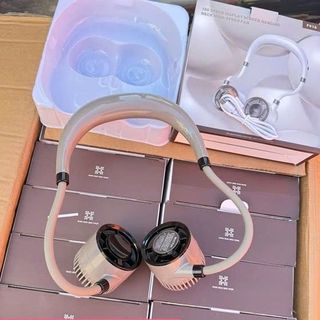 Quạt đeo cổ xoay 360 độ