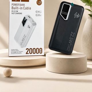 PIN DỰ PHÒNG HÃNG TAHADA T-210 Dung Lượng 20000mAh Sạc Nhanh 22.5w Kèm Dây Sạc Nhanh, Bảo Hành 18T