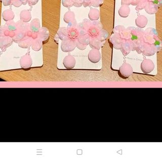 Combo cột tóc 2 dây hoa tua rua