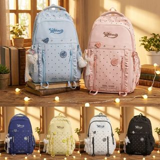 A725 - BALO CHẤM BI KÈM CHARM CỰC XINH, HOT TREND GIỚI TRẺ