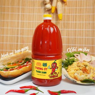 [Tặng Ớt rim & Nước tương 525ml] Combo 2 Tương ớt Làng Chài Xưa 2.2Kg - trang trại ớt sạch