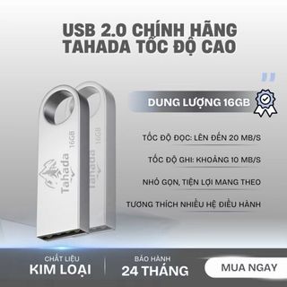 USB 16G HÃNG TAHADA TỐC ĐỘ CAO BẢO HÀNG 2năm