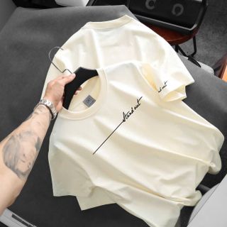 Áo thun nam. Chất thun cotton 4c chính phẩm đàn hồi tốt, mềm mịn,độ bền màu cao.